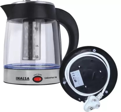 Inalsa Universa TM Electric Kettle (1.8 L, Glass, Black) Inalsa Universa TM Electric Kettle (1.8 L, Glass, Black)